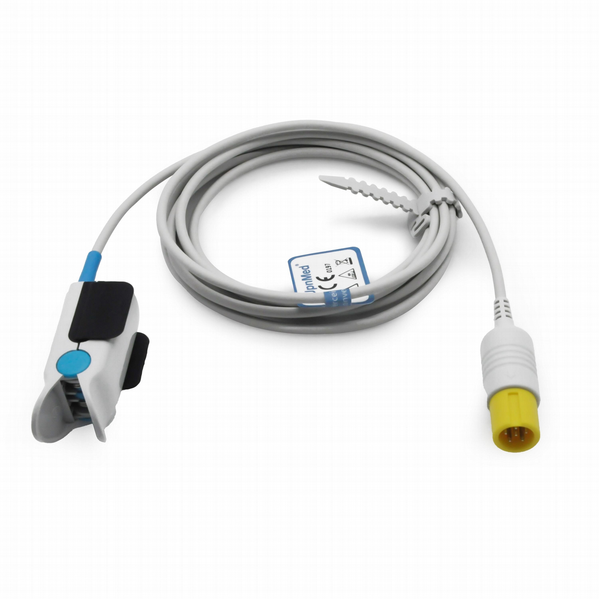 Contec CMS7000 CMS8000 compatible SpO2 Sensor, 6 pins