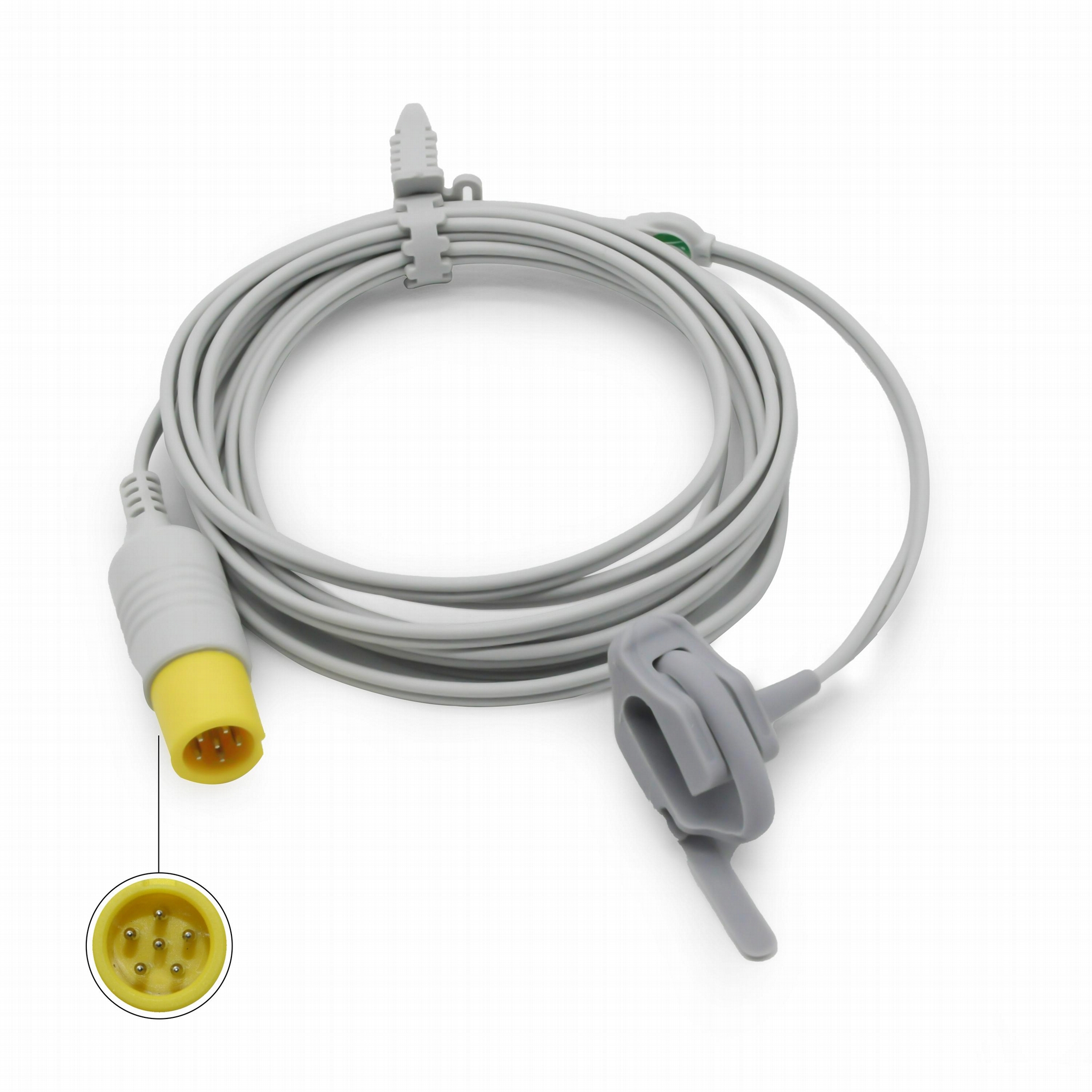 Contec CMS7000 CMS8000 compatible SpO2 Sensor, 6 pins 2