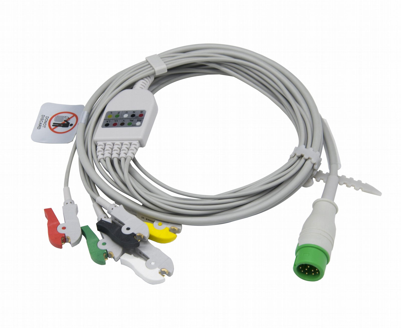 Comen ECG Cable with leadwires, 12 pins