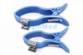 Blue Limb Clamp ECG EKG Electrodes, 4pcs/set