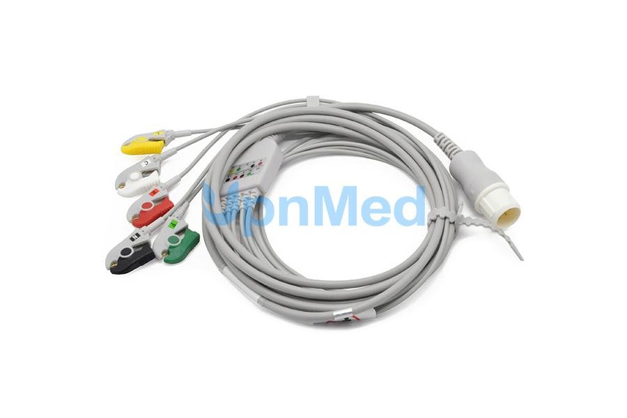 Philips ECG cable with lead wires, 8 pins 1