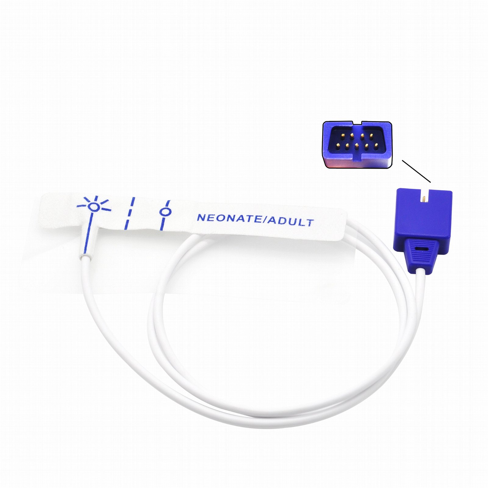 MAX-N Neonate/Adult Disposable SpO2 Sensor, 9 pins 3