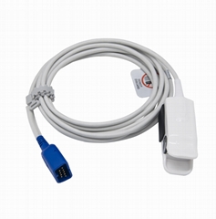 TL-201T Nihon Kohden Short SpO2 sensor, DB-9 pins