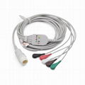 Philips ECG cable with lead wires, 8