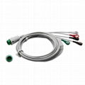 Mindray T5 T8 ECG Cable with leadwires, 12 pins