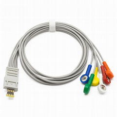Schiller MT-200 Holter cable 6 lead wires
