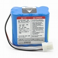 Nihon Kohden Nickel-metal Hydride battery SB-201P, 9.6V 3700mAh