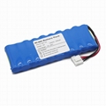 Carewell Ni-Mh Battery Pack, 12V, 2000mAh