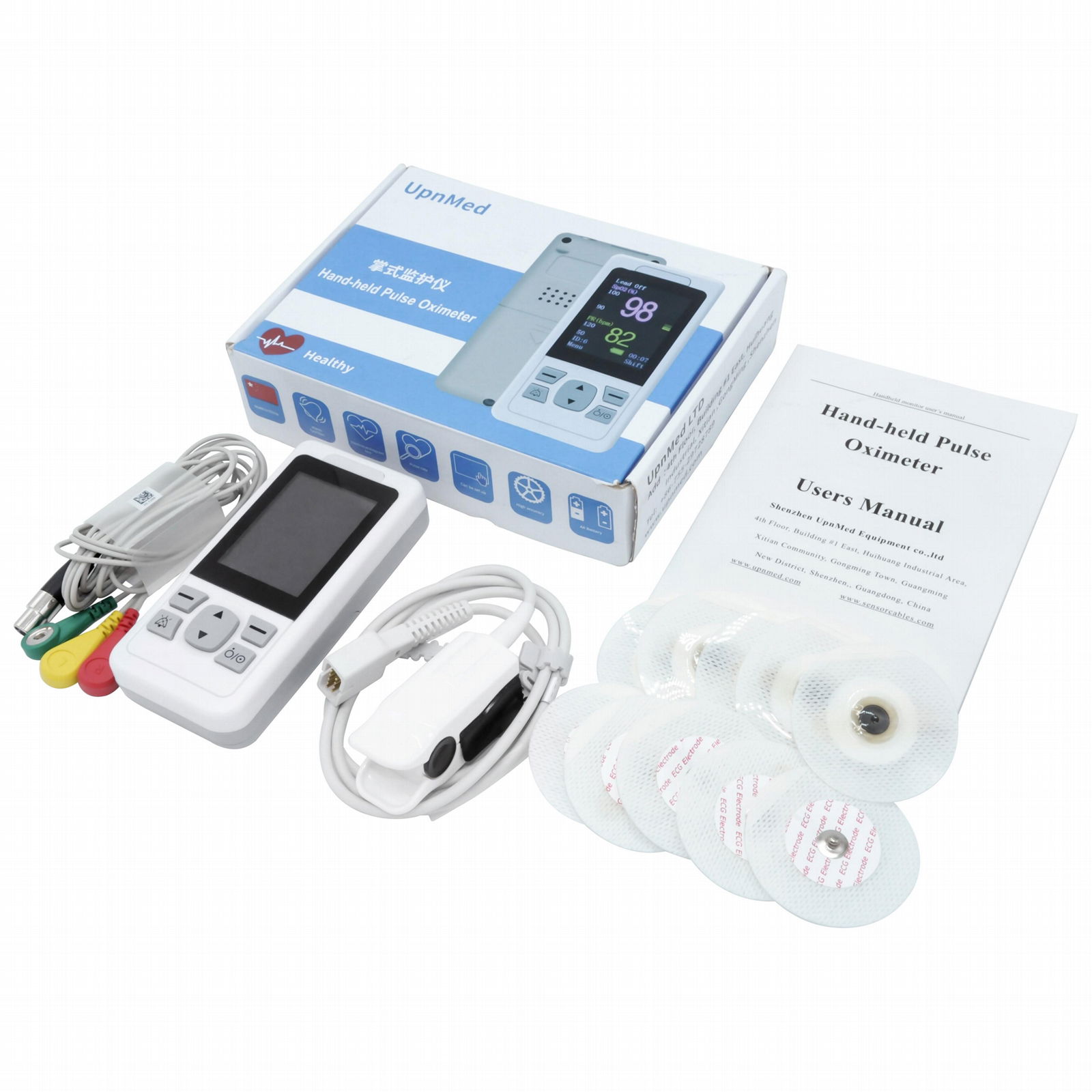 Hand-held Pulse Oximeter (SpO2, PR, PI) 