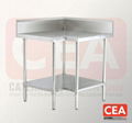 Stainless Steel Work Table with Splash Back (TJ-WBB) 5