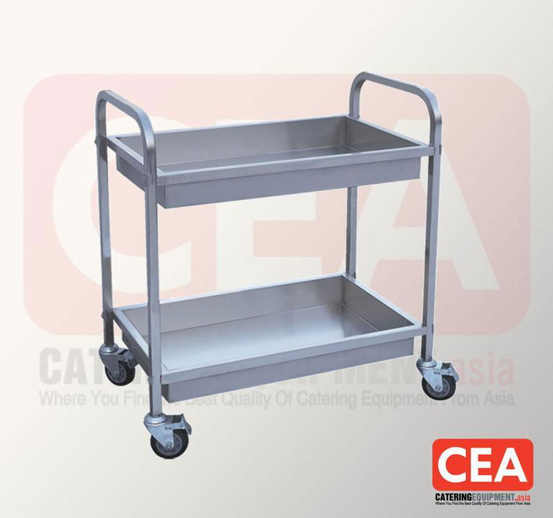 Stainless Steel Service Trolley - 3 Tiers 2