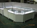 Famous jewellery display kiosk showcase with LED light 1