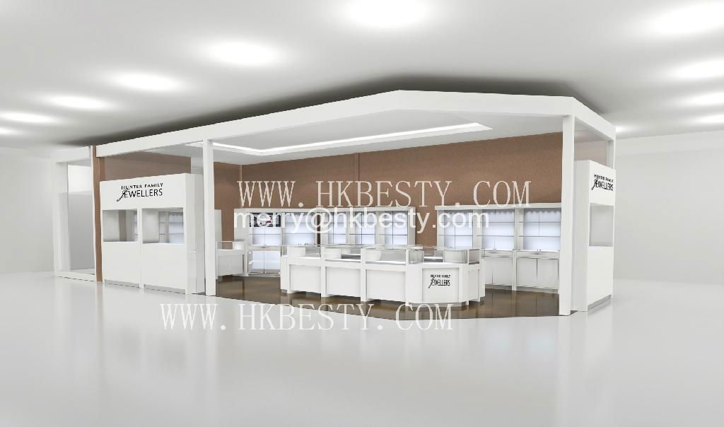 US 3D jewelry shop design and Australia jewellery store fixture  3