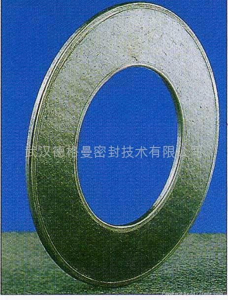 High-strength graphite gasket.