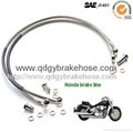 PTFE material stainless steel braided brake hose 1