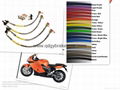 dot approved color cover  stainless steel brake hydraulic hose brake line 