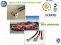 dot approved color cover  stainless steel brake hydraulic hose brake line  5