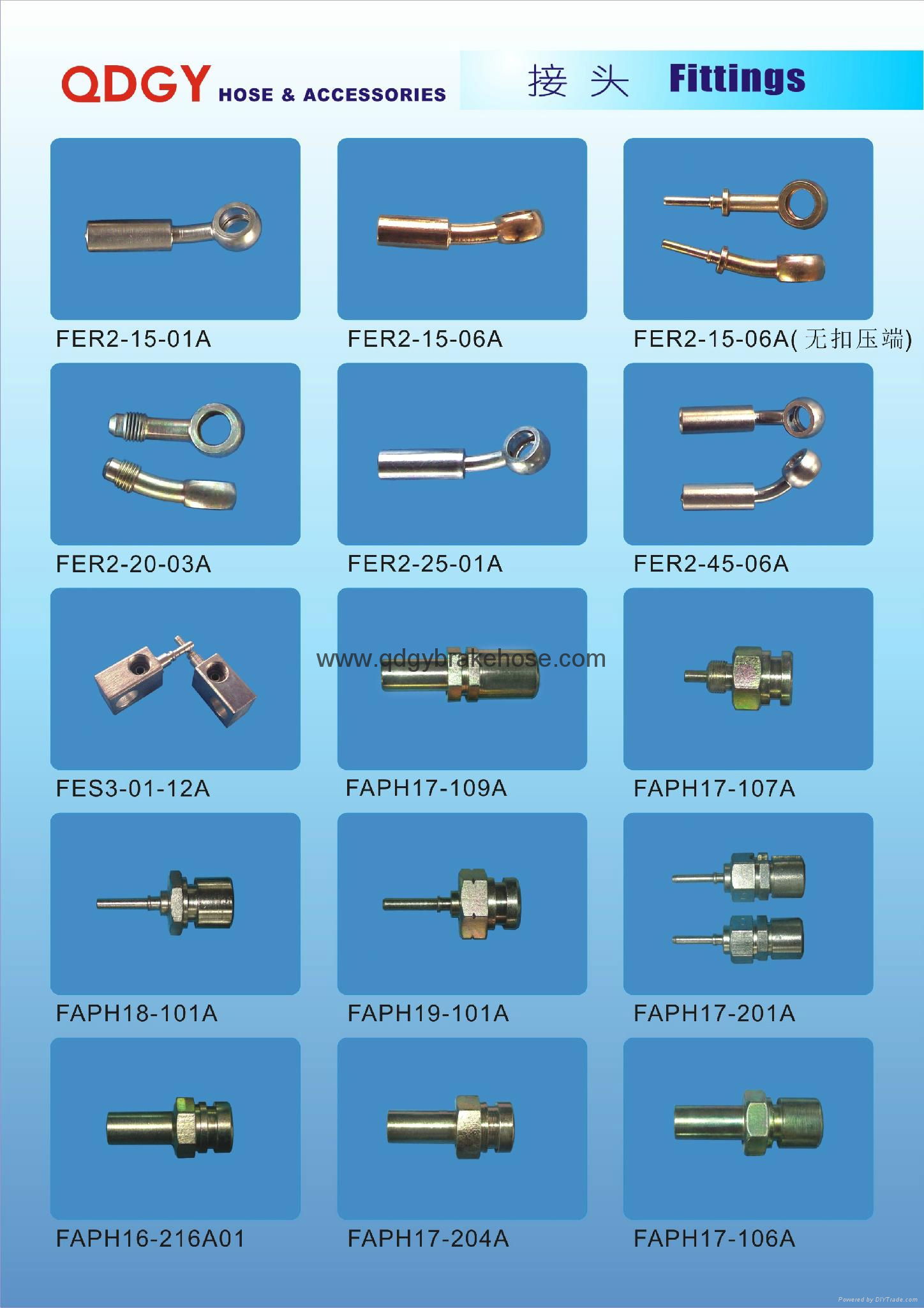 dot approved sae j1401 brake hose fitting 5