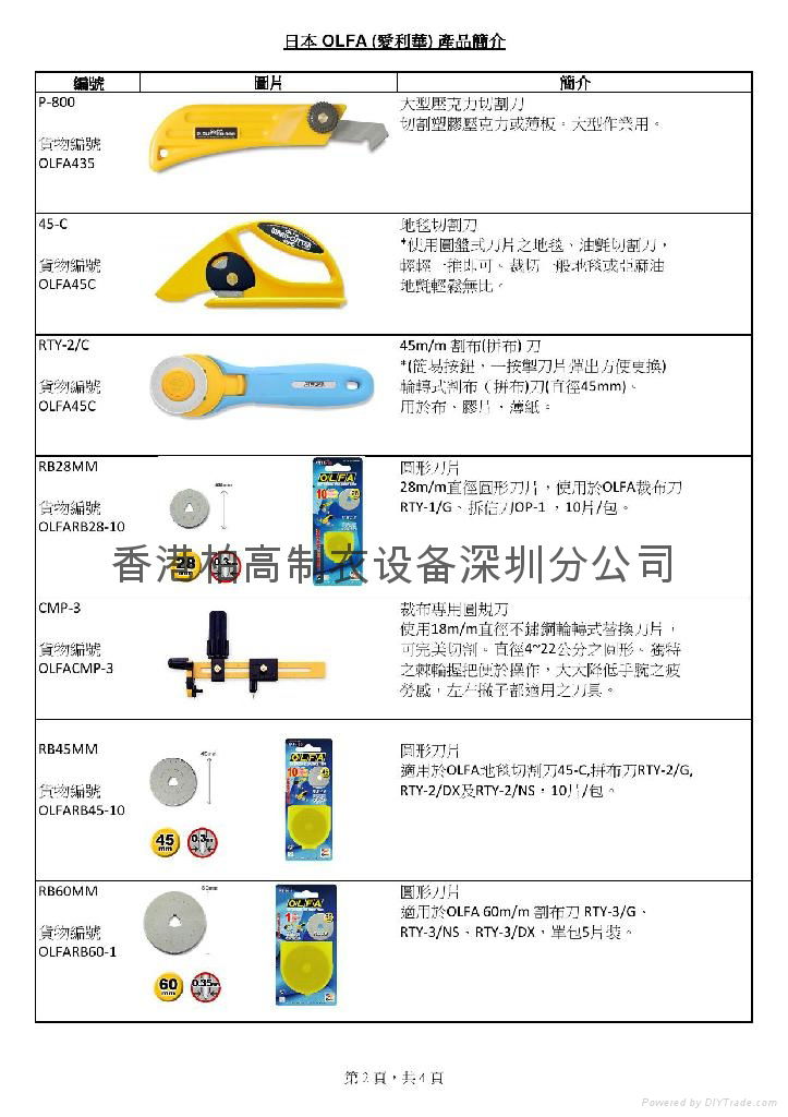 日本爱利华 (OLFA) 工具刀 2