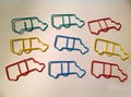 Fun truck shaped paper clips