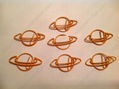 Fun planet shaped paper clips