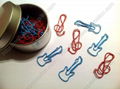 Fun Music shaped paper clips