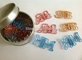 Fun letter shaped paper clips