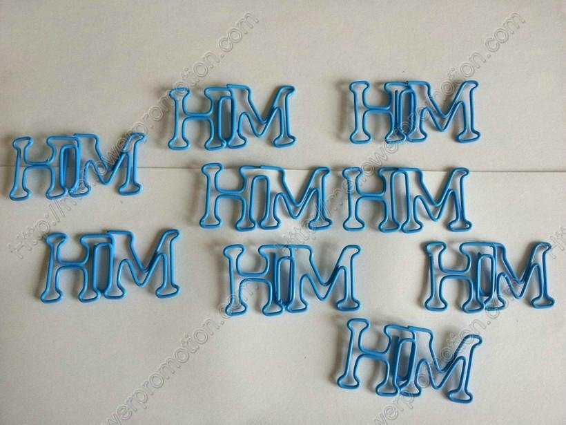 Fun letter shaped paper clips 4