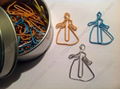 Unique Cinderella shaped paper clips 2