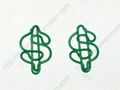 Fun US Dollar shaped paper clips