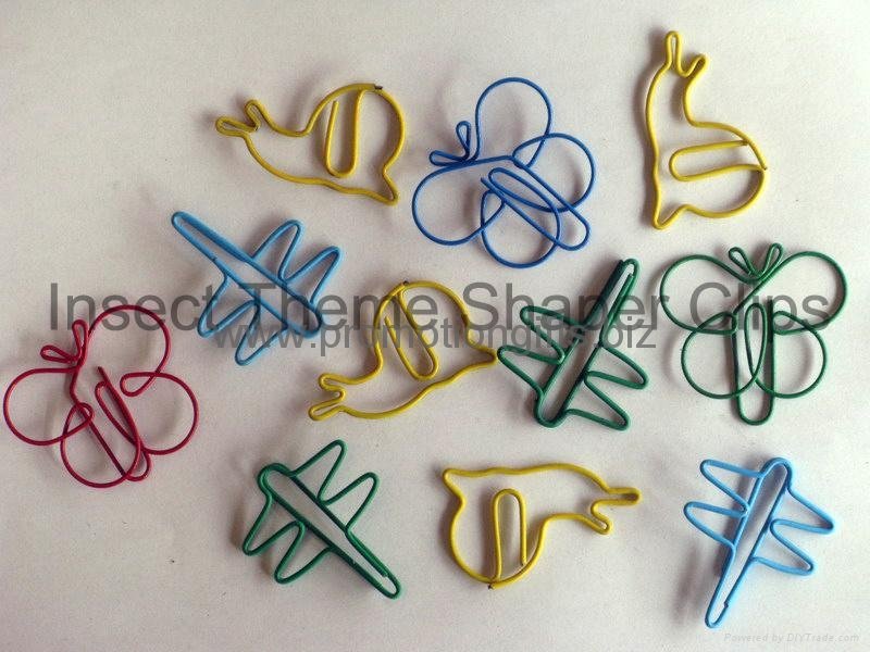 Insect Theme Shaped Clips