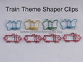 Train Theme Shaped Clips 1