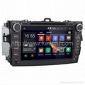 8 Inch In Dash Android Car DVD GPS for Toyota Corolla 1