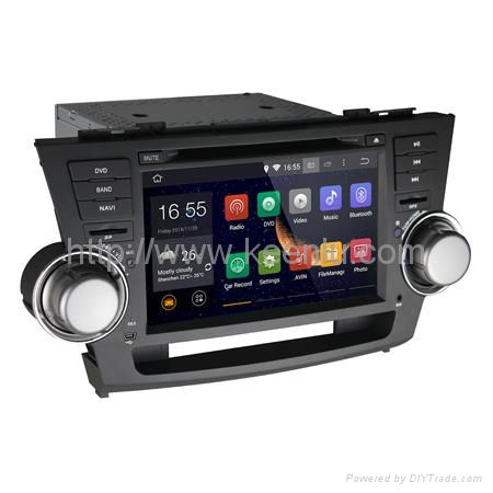 8 Inch In Dash Android Car DVD GPS for Toyota Highlander