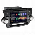 8 Inch In Dash Android Car DVD GPS for Toyota Highlander