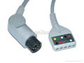Compatible Datascope 5-lead ECG Trunk Cable