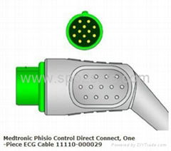 Medtronic Phisio Control Direct Connect, One-Piece ECG Cable 11110-000029