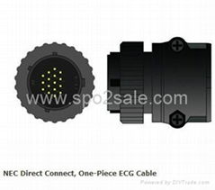 NEC 3M12 Direct Connect, One-Piece ECG Cable