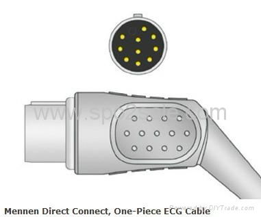 Mennen Direct Connect, One-Piece ECG Cable