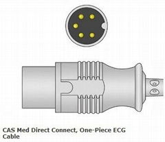 CAS Med Direct Connect, One-Piece ECG Cable