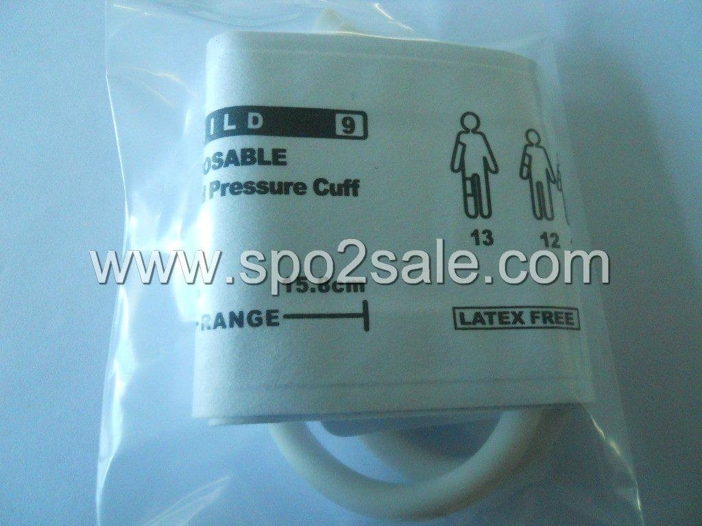5082-94-4 DISPOSABLE CUFFS,  child#9 , two-Tube, Arm width=15.8～21.3cm