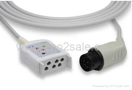 Nihon Kohden® JC-005P Compatible ECG Trunk Cable