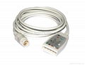 HP M1668A 5-lead AAMI & IEC Trunk Cable