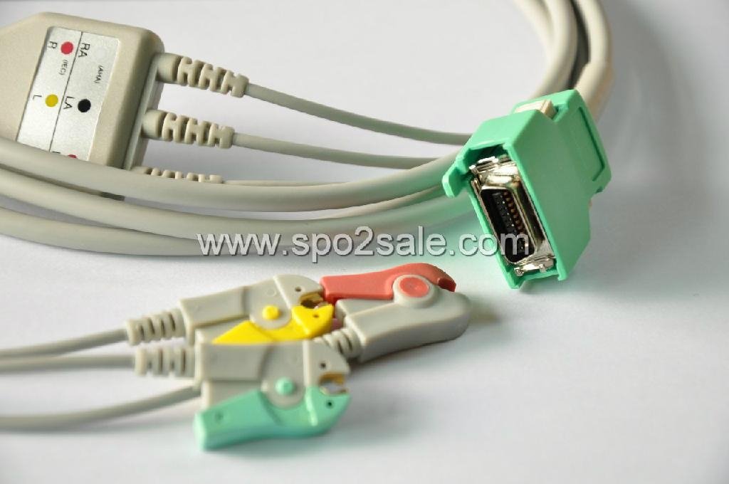 Nihon Kohden OPV-1500 Direct Connect, One-Piece ECG Cable
