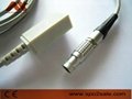 GE critikon Dinamap 8731 Spo2 adapter cable 