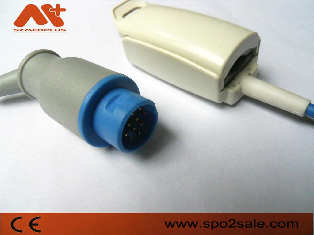 Nihon Kohden TL-101S 10Pin adult finger clip Spo2 sensor 3