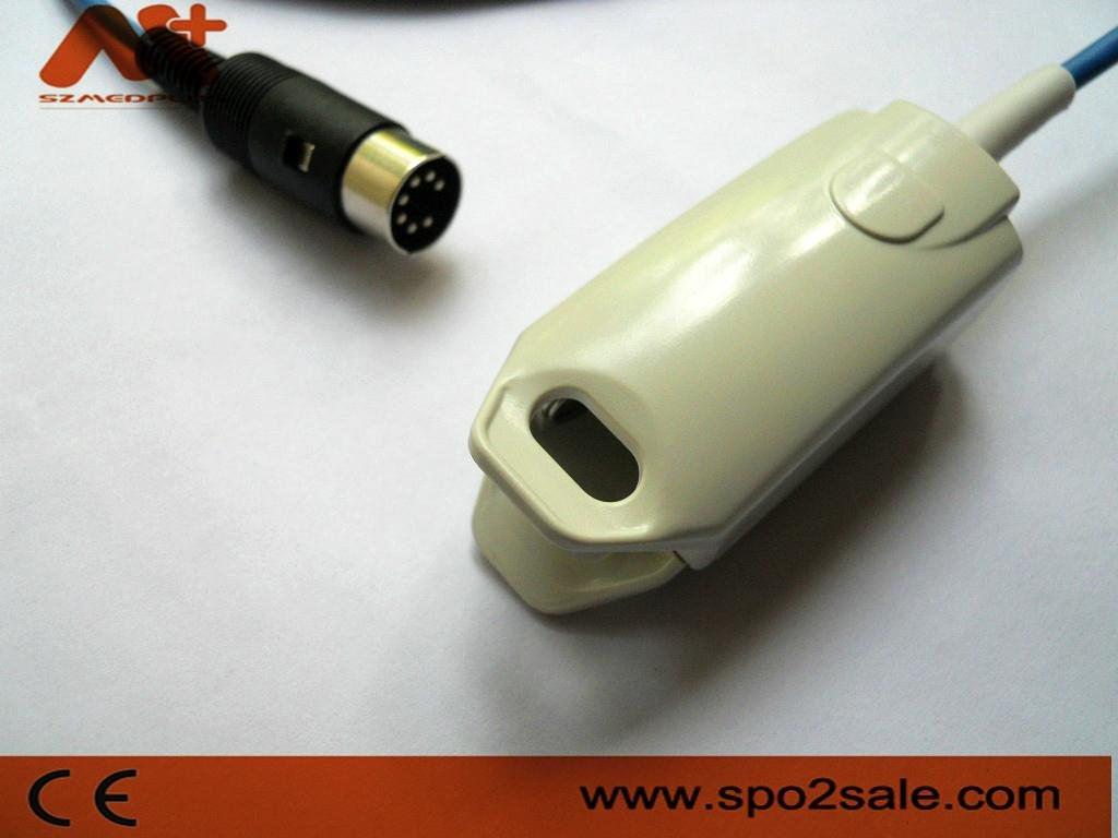 Schiller Argus TM-7 Spo2 Adult finger clip sensor 
