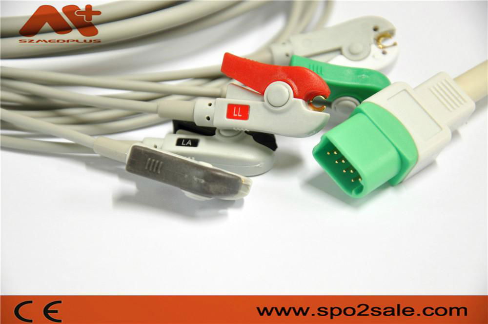 Datascope Passport V, V12 and V21 ECG Cable
