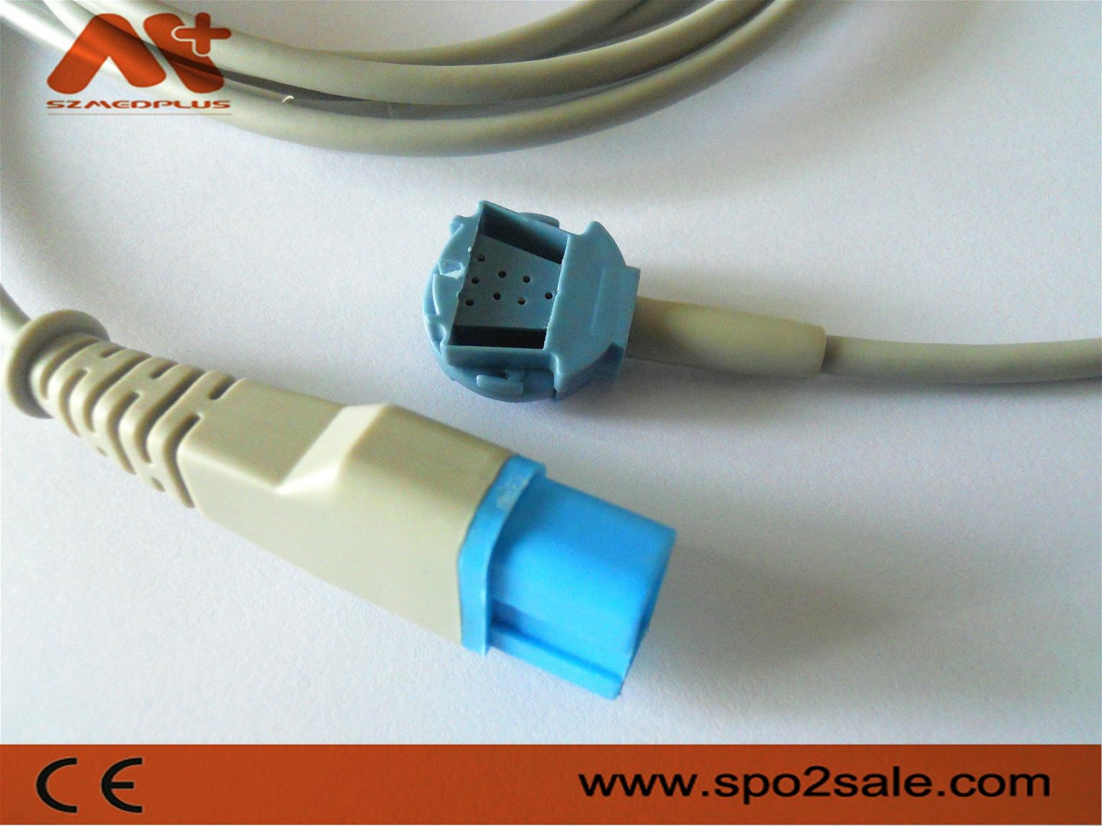 OEM Spo2 adapter cable to use OXY FUN Sensor with Spacelabs 2400 monitor