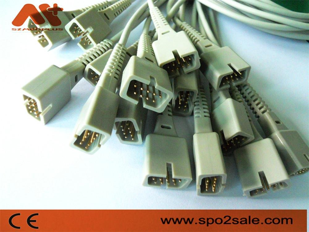 Nellcor oximax Spo2 molded cable,0.9M 3